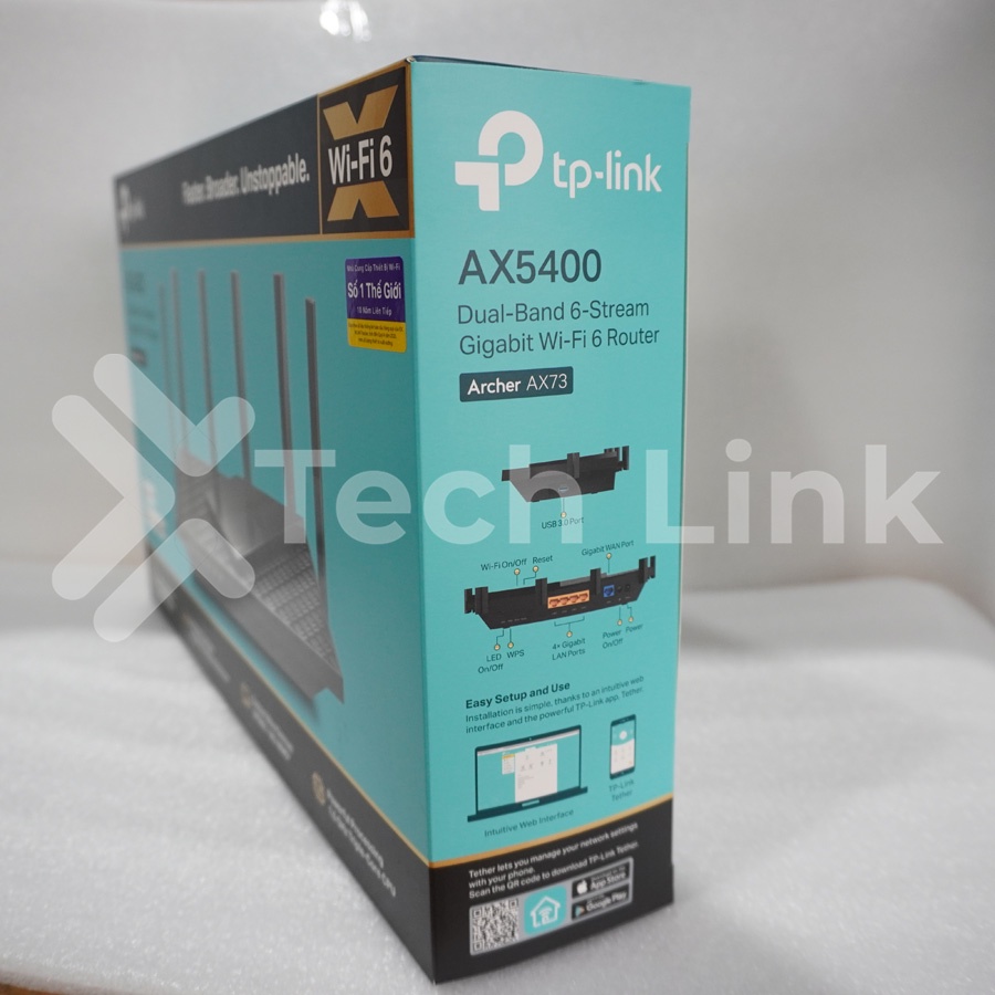 [Hỏa tốc] Bộ Phát Router Wifi 6 TP-Link Archer AX73 Gigabit Băng Tần Kép AX5400