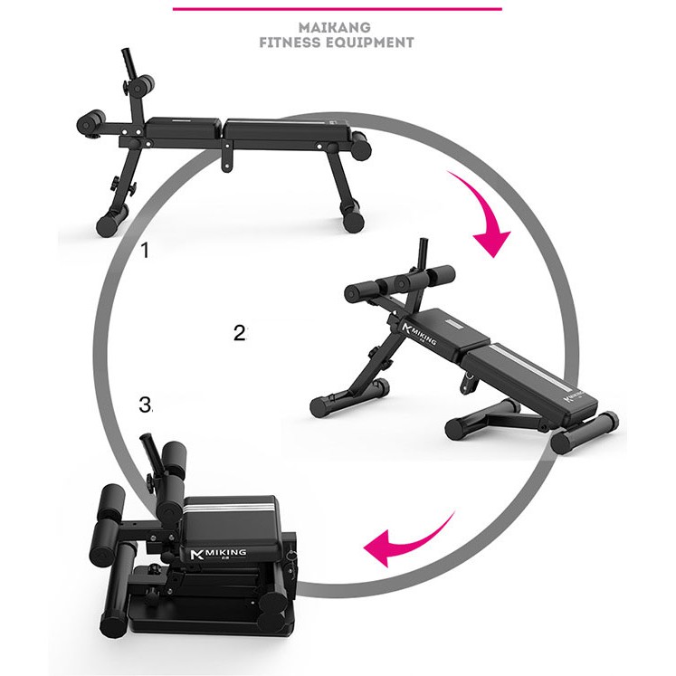 Ghế tập gym săn cơ bụng nhiều tư thế tập thể dục thể thao tại nhà