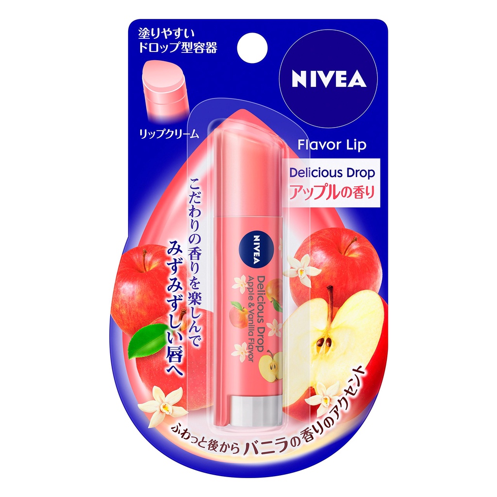Son dưỡng Nivea Flavor Lip Delicious Drop nội địa Nhật