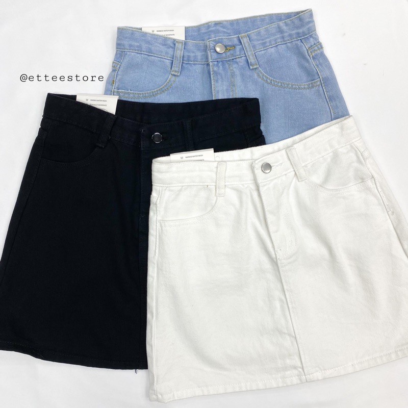 Chân váy jean ngắn ETTEE vải bò đủ size nhiều màu trẻ trung, năng động OU Q406 | BigBuy360 - bigbuy360.vn