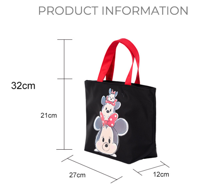 Túi Đựng Hộp Cơm Trưa Giữ Nhiệt Chống Thấm Nước Họa Tiết Disney Tsumtsum