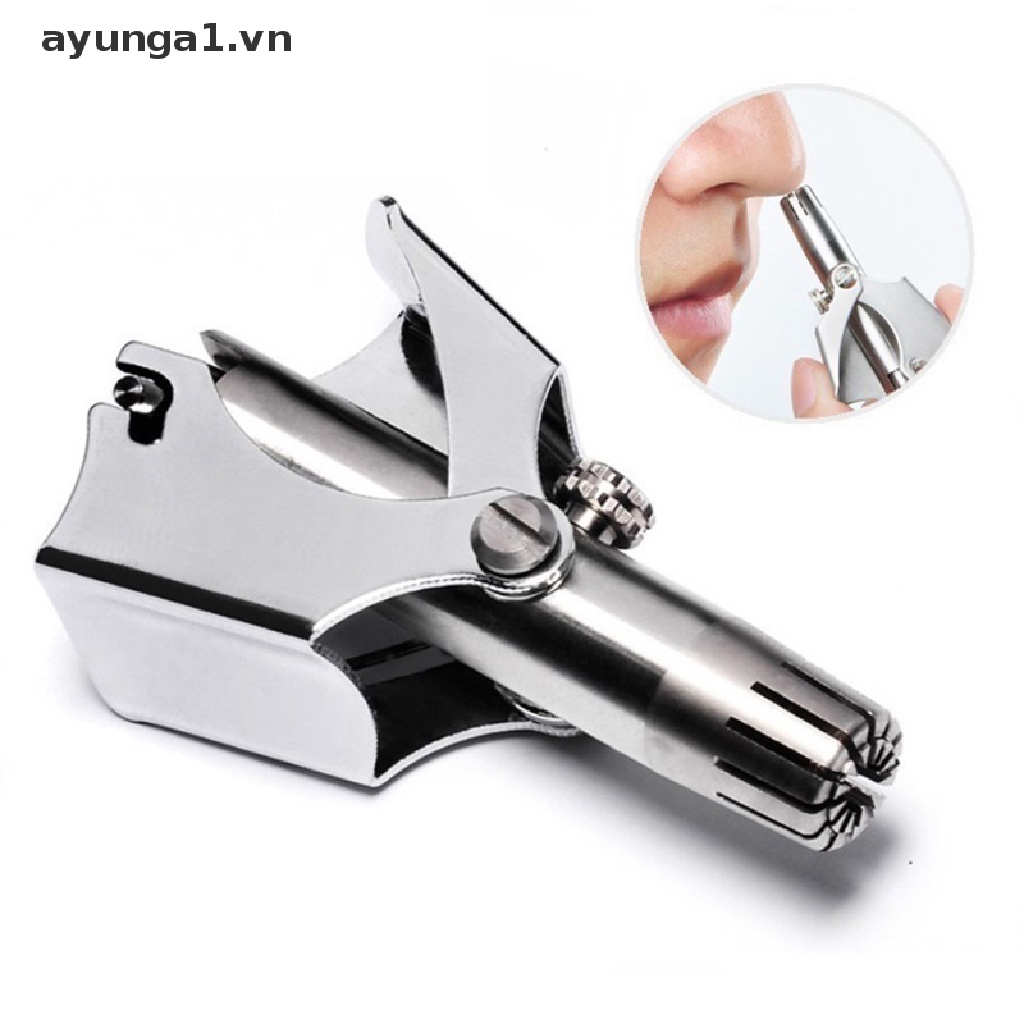 Máy Tỉa Lông Mũi / Tai / Mũi Bằng Thép Không Gỉ ayunga1 Có Thể Giặt Được