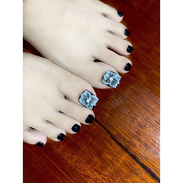 Hoa bột nail chân gắn móng giá rẻ