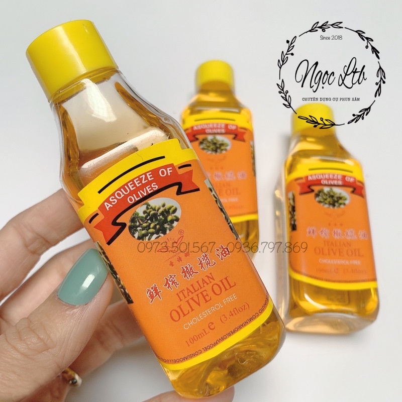 Dầu lau mực tập phun xăm trên da giả