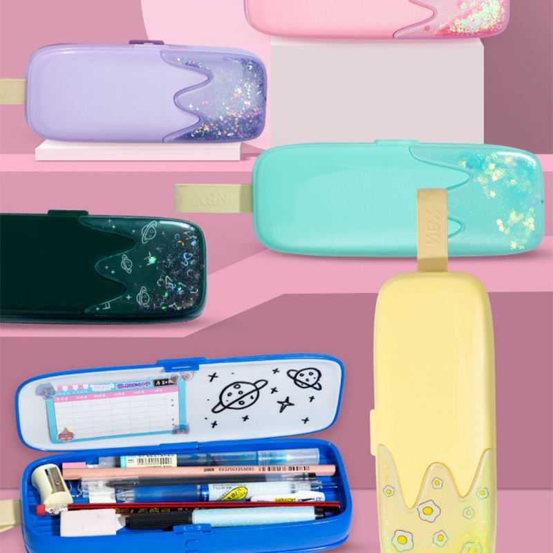 Hộp Đựng Bút Lắp Ráp DIY Sức Chứa Lớn Đa Năng Dễ Thương Cho Học Sinh
