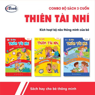 Sách thiếu nhi - Combo 3 cuốn THIÊN TÀI NHÍ 6-7 tuổi (trọn bộ) - IBOOK