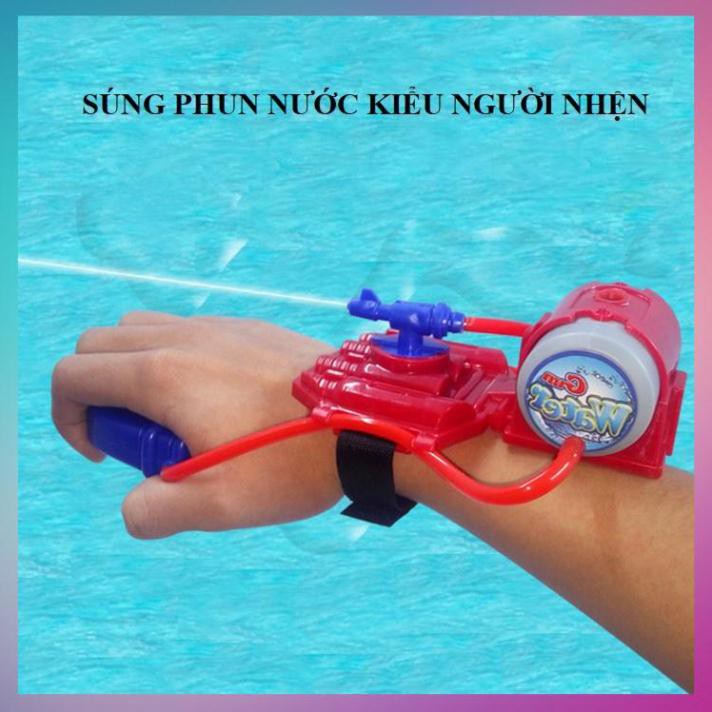 Súng Phun Nước Đồ Chơi Kiểu Người Nhện Bắn Tơ Cực Chất Cực Độc