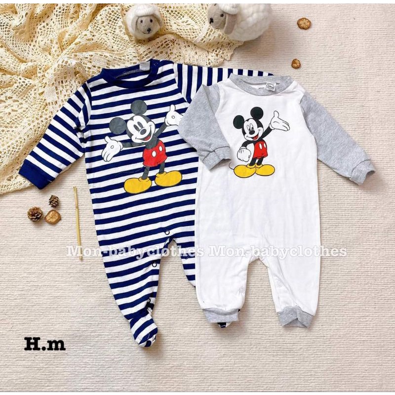 BODY SLEEPSUIT COTTON H&M SIZE NB-9M