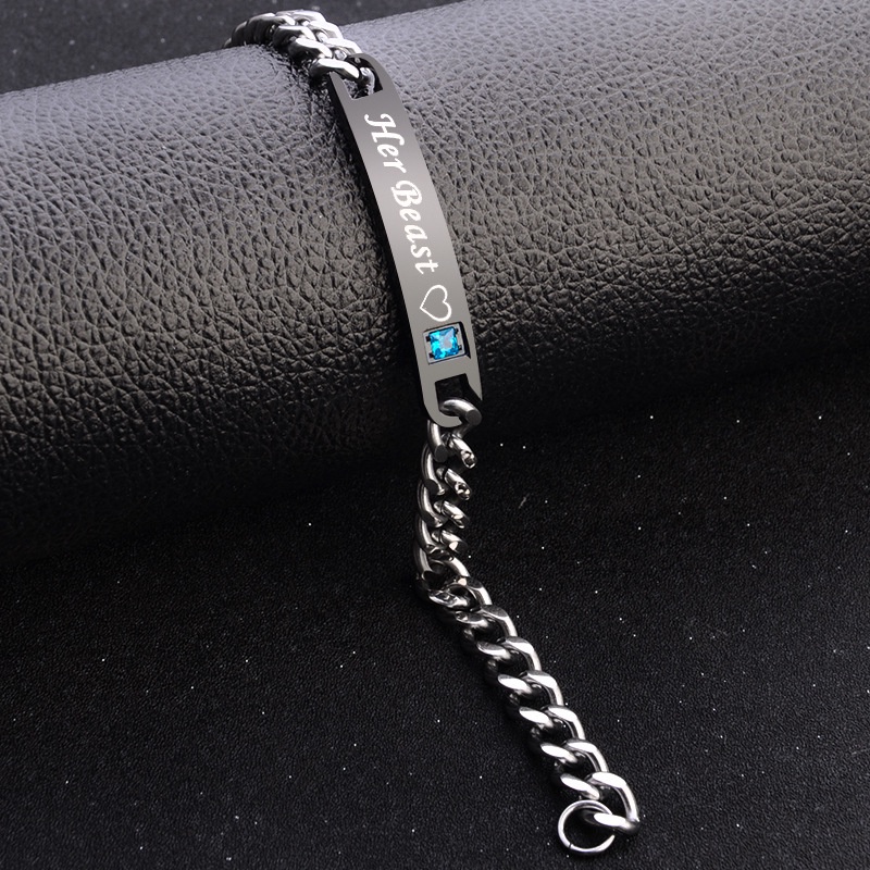 Lắc tay nữ đẹp S001 vòng tay đính đá ánh kim His Beauty phong cách Âu Mỹ