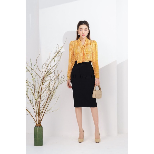 Áo sơ mi thắt nơ