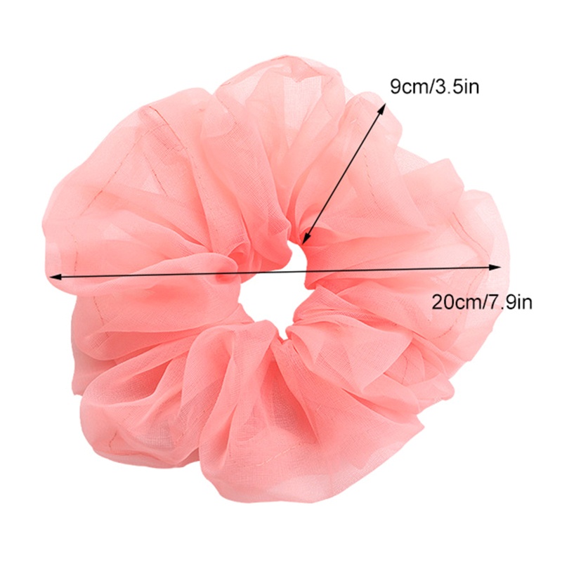 Dây Cột Tóc Scrunchies Co Giãn Thời Trang Cho Nữ