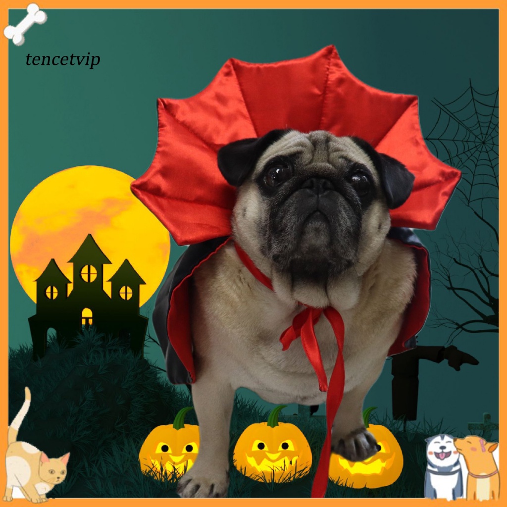Áo Choàng Hóa Trang Halloween Cho Thú Cưng
