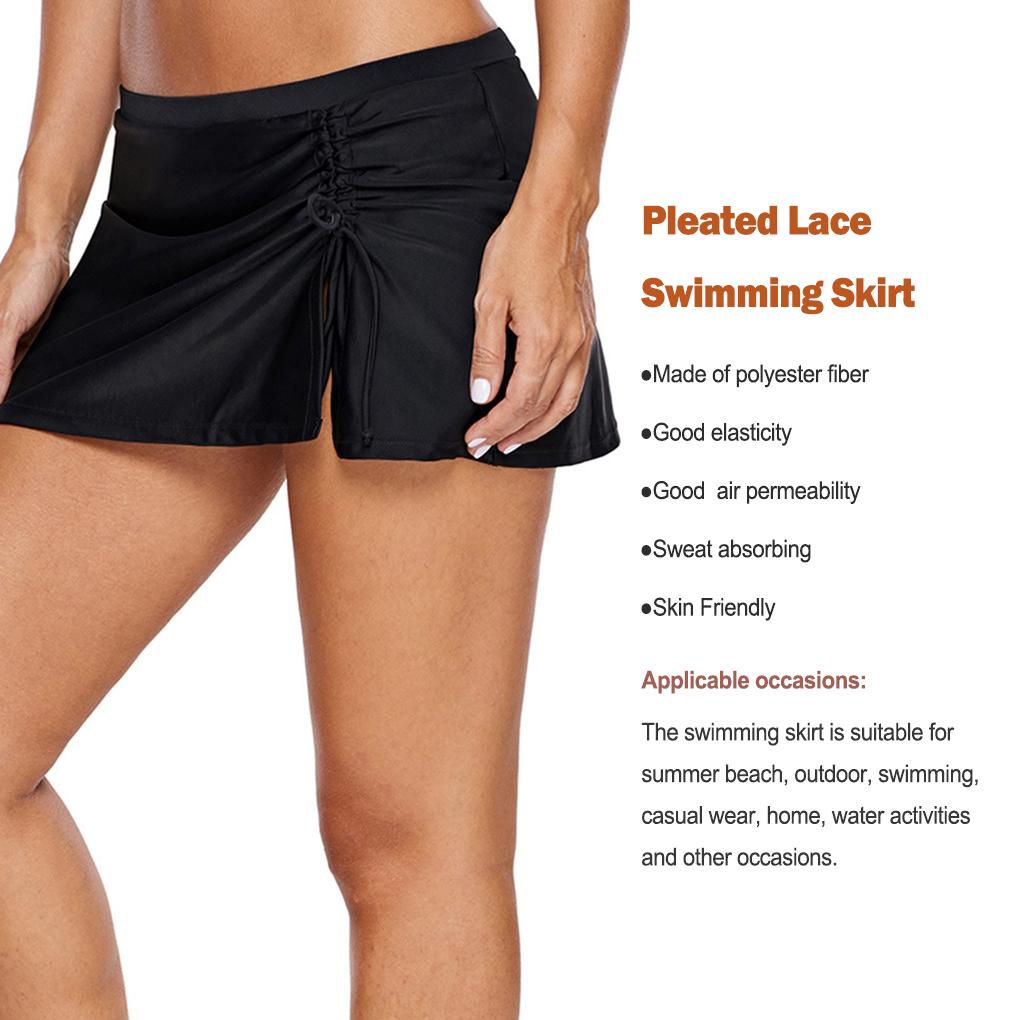 Chân Váy Bơi Lưng Cao Thấm Hút Mồ Hôi Thoáng Khí Thân Thiện Với Da