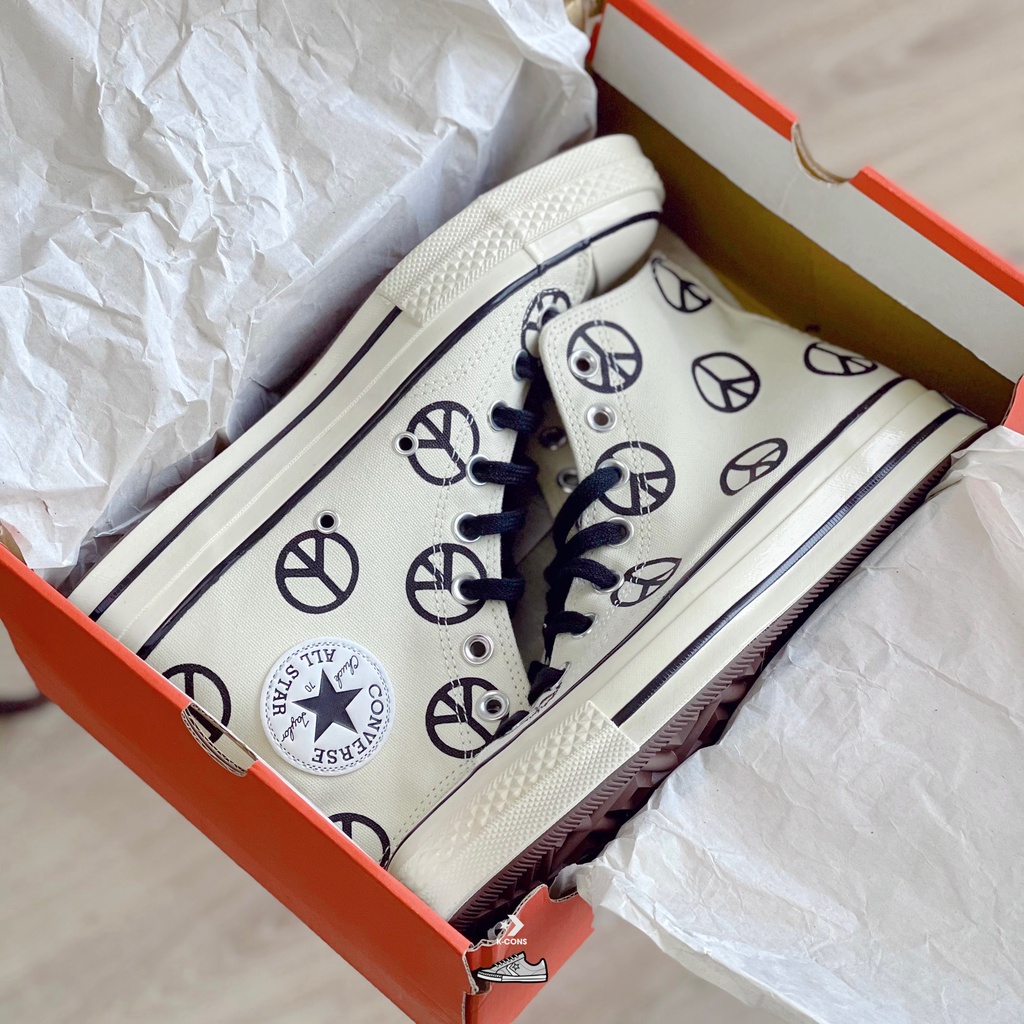 Chuck 70 Unleash Peace | Giày Converse 1970s Cổ Cao In Hoạt Tiết 167912C