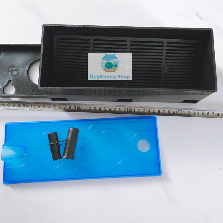 Máng Lọc, Hộp Lọc Size lớn 37x10cm, Chân Có Thể Kéo ra 60cm, Cho Hồ Cá Cảnh, Hồ Thủy Sinh