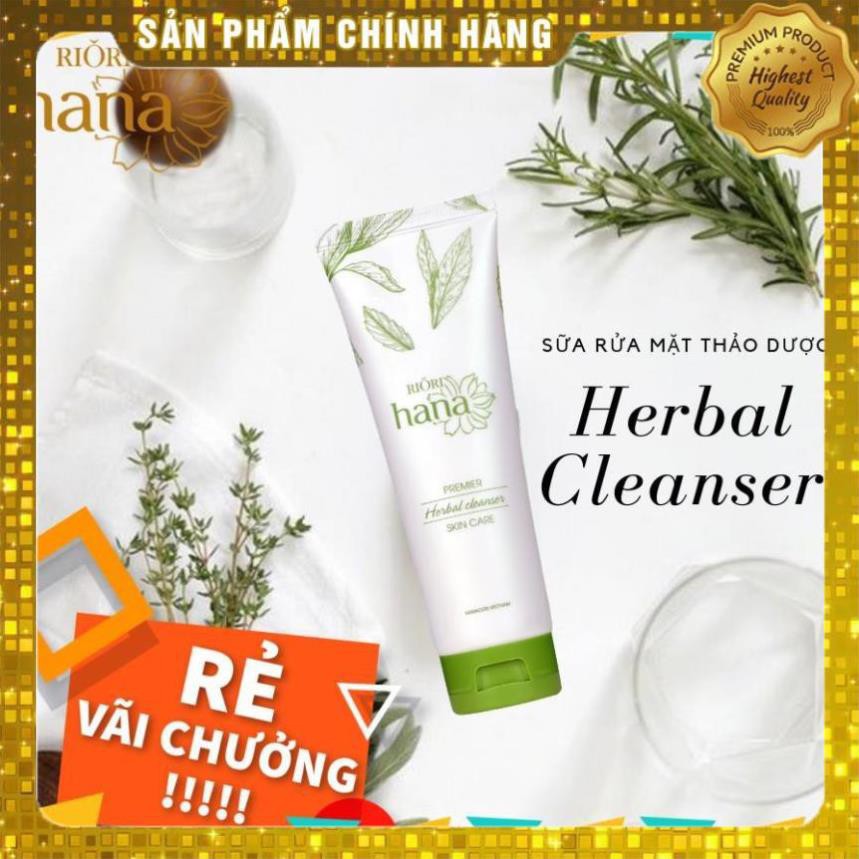 [FREESHIP] Sữa rửa mặt thảo dược RIORI  HERBAL_CLEANSER