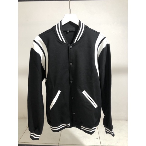 Áo bomber nỉ TEDDY bóng chày unisex (gin store)