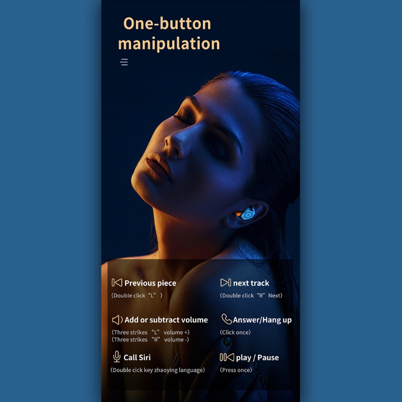 Tai Nghe zzz zzz Không Dây Âm Thanh Nổi Năng Lượng Thấp Hifi Chất Lượng Cao