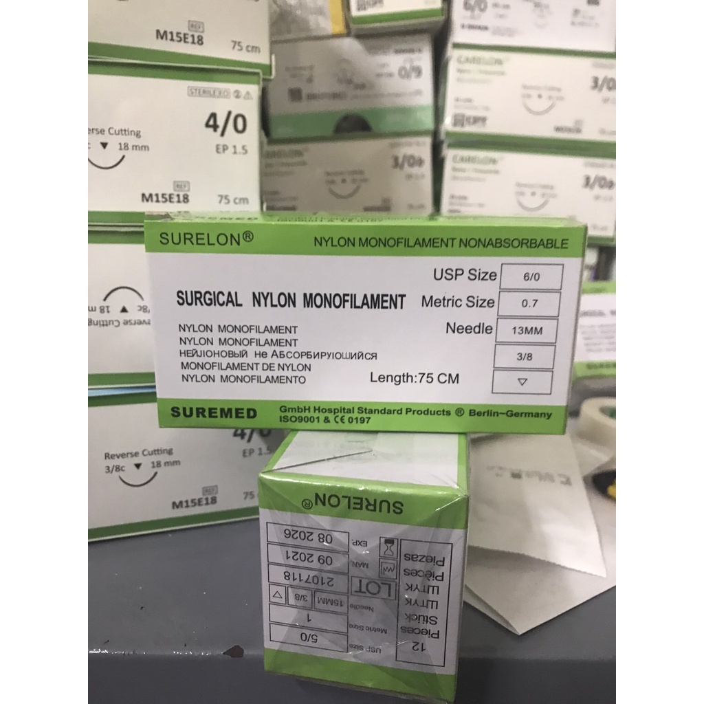 Chỉ nilon Surelon không tiêu 6.0