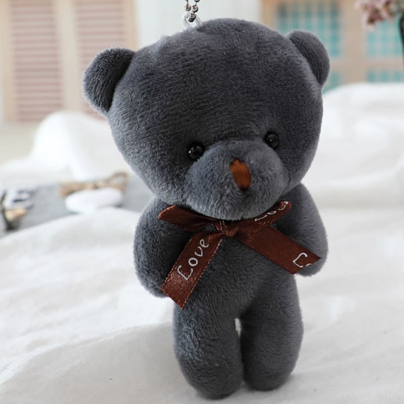 Teddy Bear Plush Toys Little Bear Doll Keychain Pendant Baby Toy