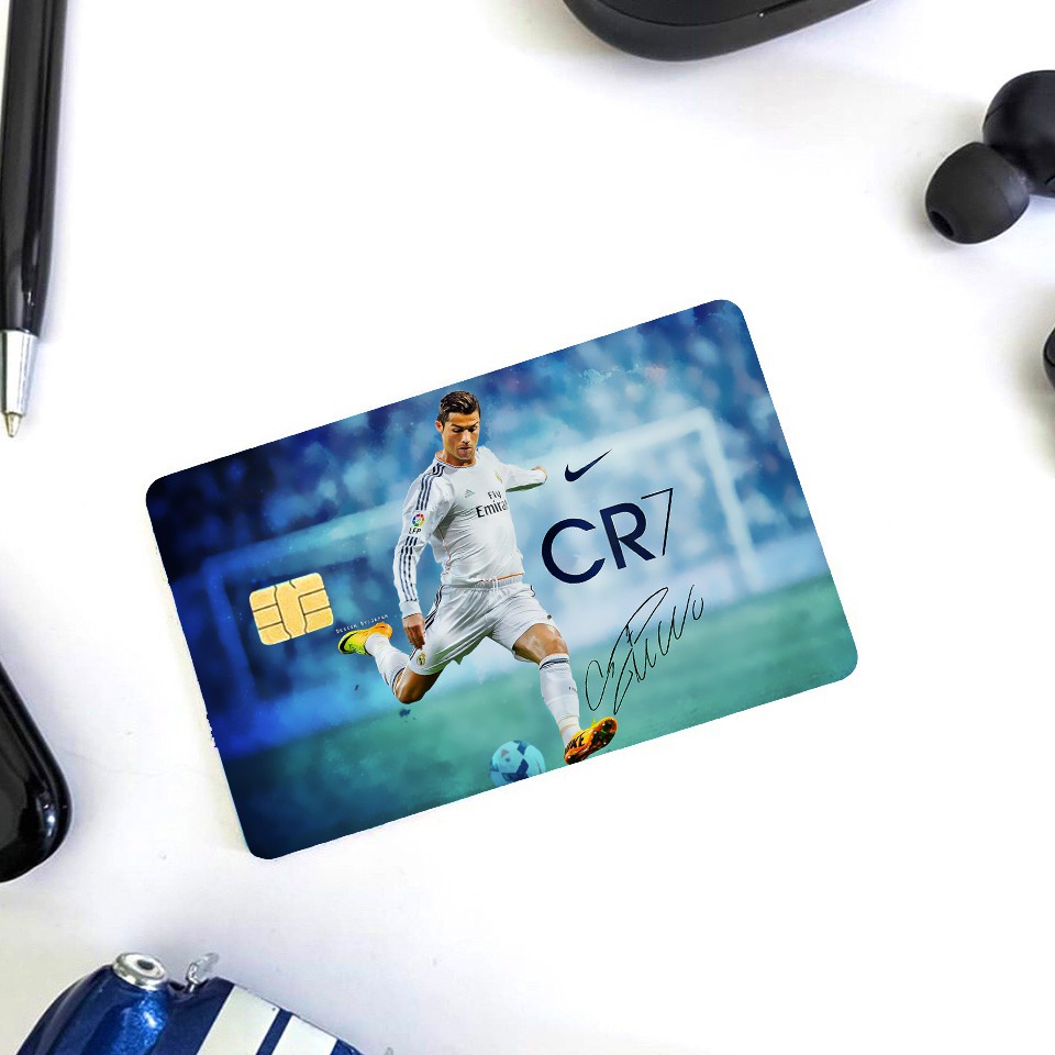FOOTBALL | Miếng Dán Skin Thẻ ATM, Thẻ Ngân Hàng, Thẻ Xe, Thẻ Chung Cư ✨ Sticker Card - Skin Card
