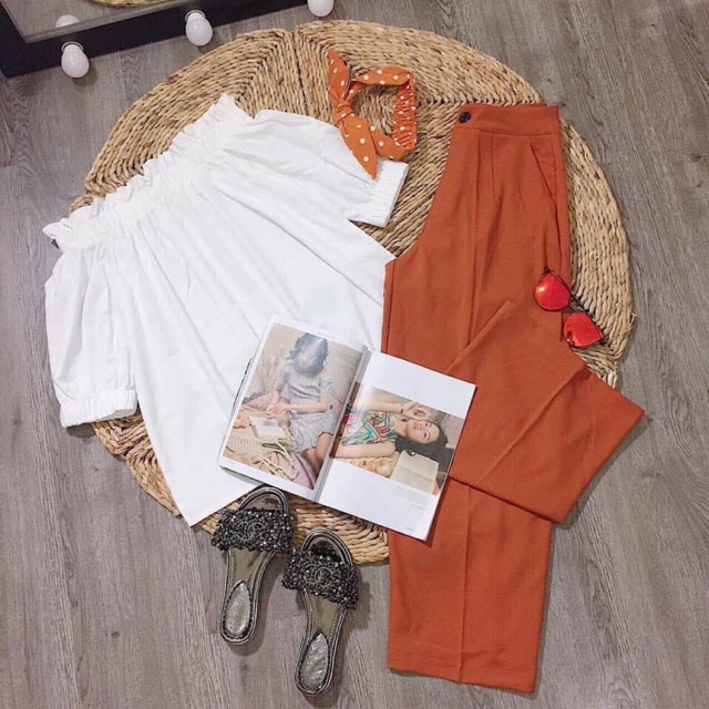 [ph13] set áo kèm khăn cao cấp