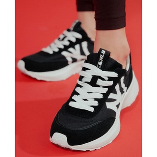 [GG STORE]Giày Sneaker MLB Jogger NY đen Nam Nữ