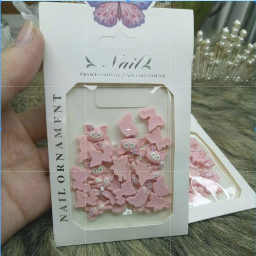 Set charm hồ ly gắn móng (freeship)