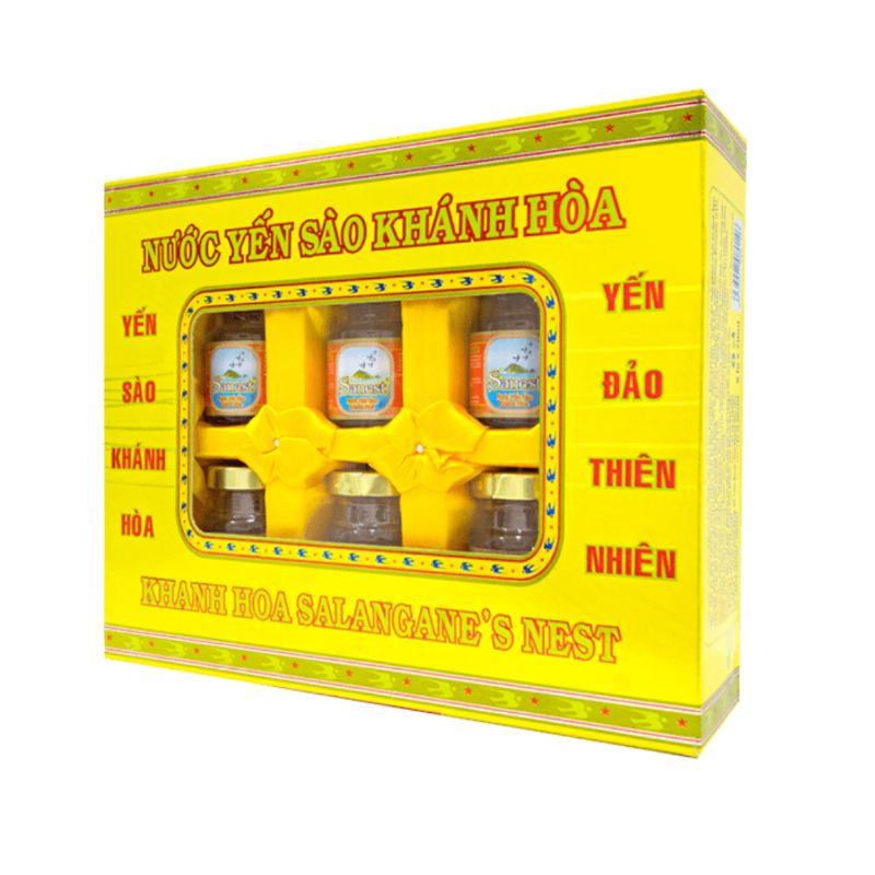 Nước yến sào Sanest Khánh Hoà hộp 6 hũ x 70ml