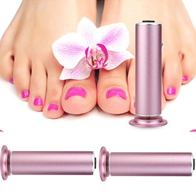 Máy chà gót chân chuyên dụng dùng làm nail spa thẫm mỹ viện màu hồng