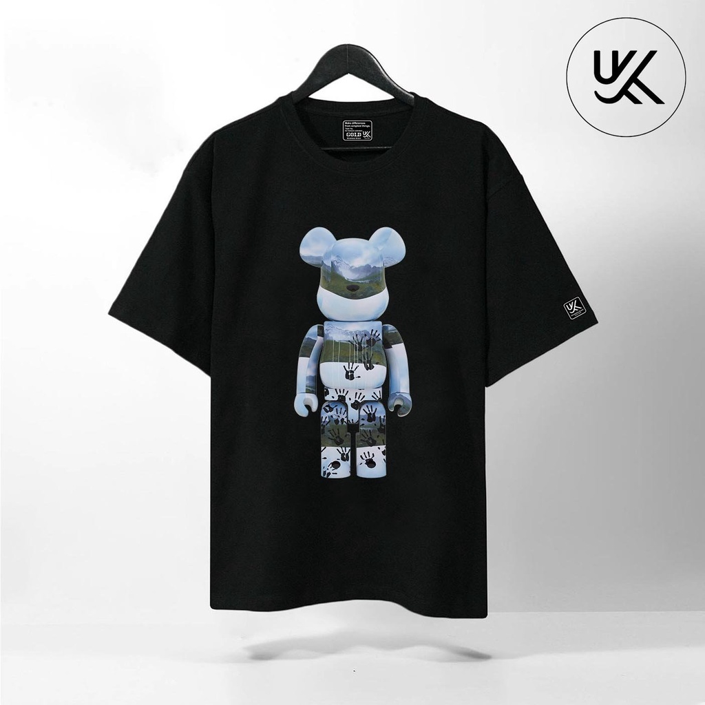 Áo Thun Tay Lỡ BearBrick, Áo phông unisex Form rộng Oversize, chất liệu Cotton. KKIMSHOP