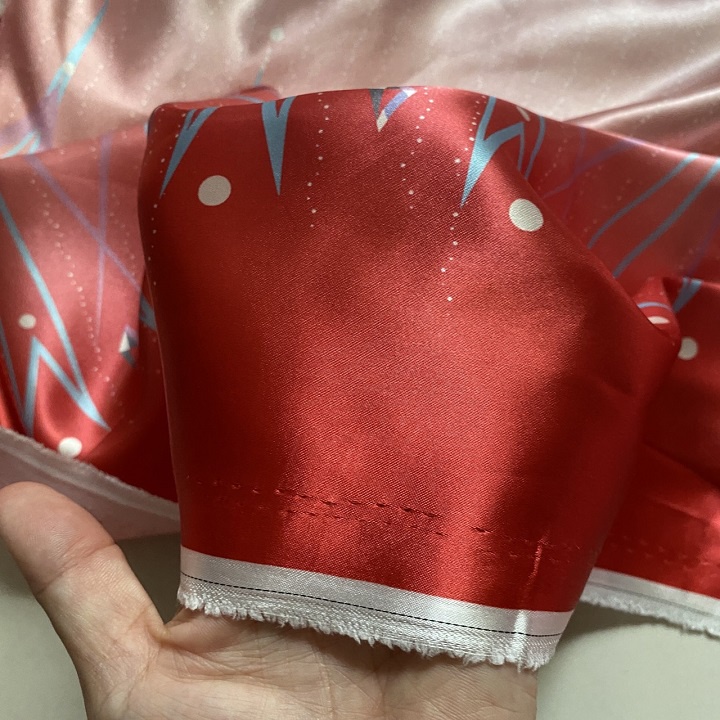 Vải Phi Bóng Bông Chân 2 Đầu Khổ 1m5, Chất Vừa Phải, Bóng Láng, Rũ, Không Co Giãn, Không Cần Lót.