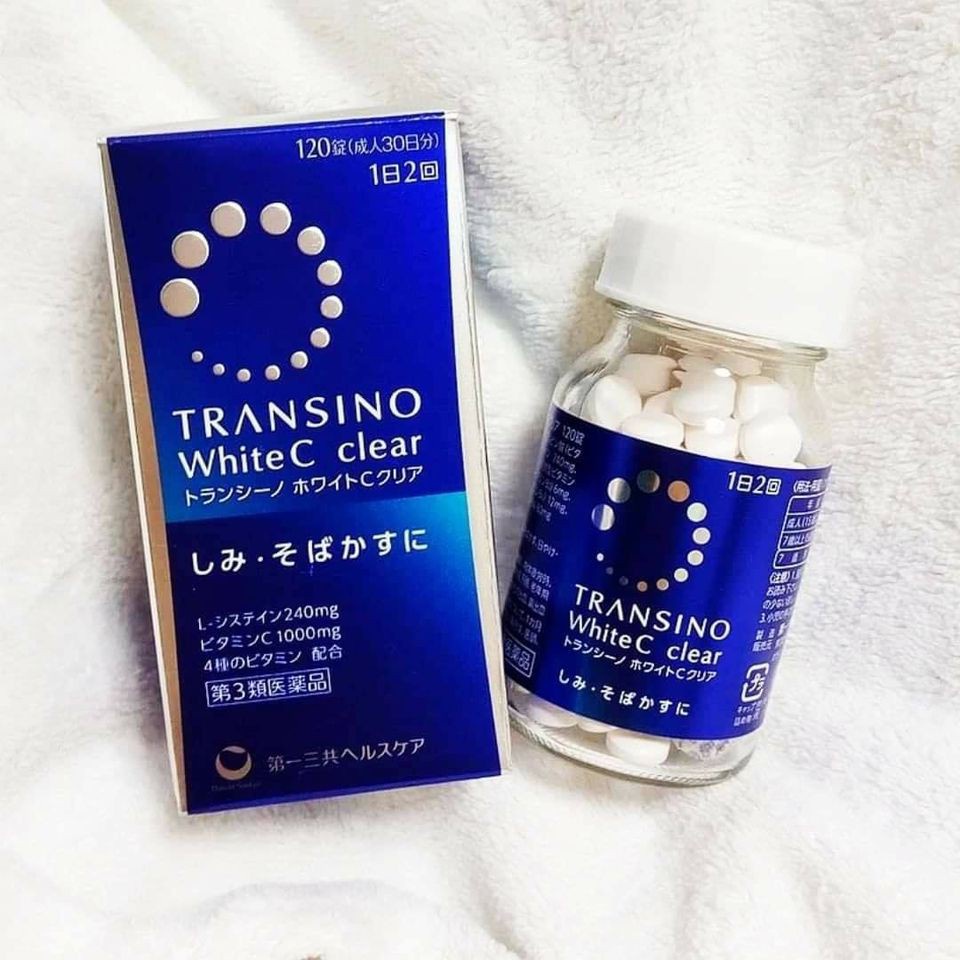 Transino trắng da viên uống trắng da transino white c Nhật Bản 120 viên