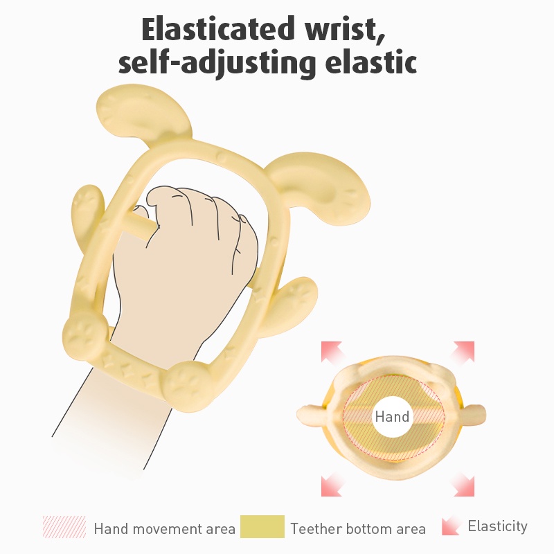 Đồ Chơi Ngậm Mọc Răng Bằng Silicone Không BPA An Toàn Thực Phẩm Cho Bé