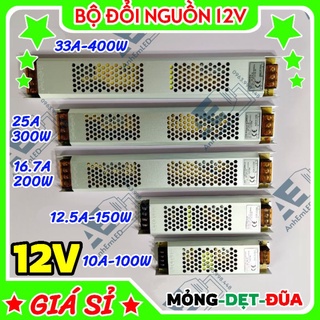 Nguồn 12V đũa mỏng đũa tổ ong 10A 12.5A 16.7A 17A 25A 33A 120W 150W 200W 300W 400W LED camera