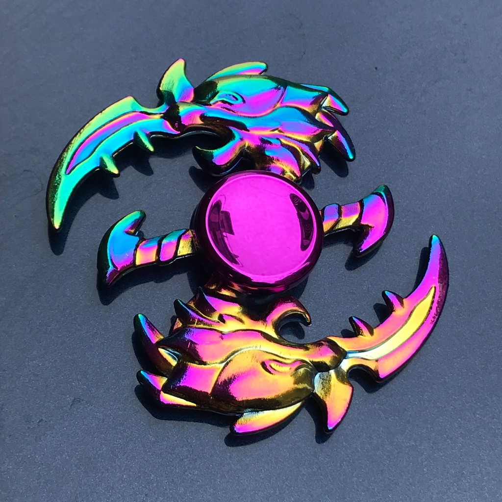 (rẻ vô địch) CON QUAY SPINNER GRADIENT Kim loại Fidget Spinner