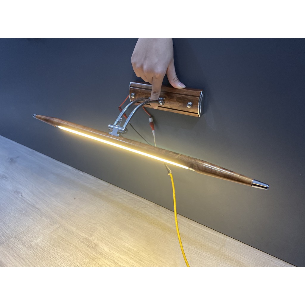 Combo 1 Đèn Soi Tranh STN + 1 Đèn Thả 3 Bánh Xe + 2 Đèn Led Treo Tường 2817