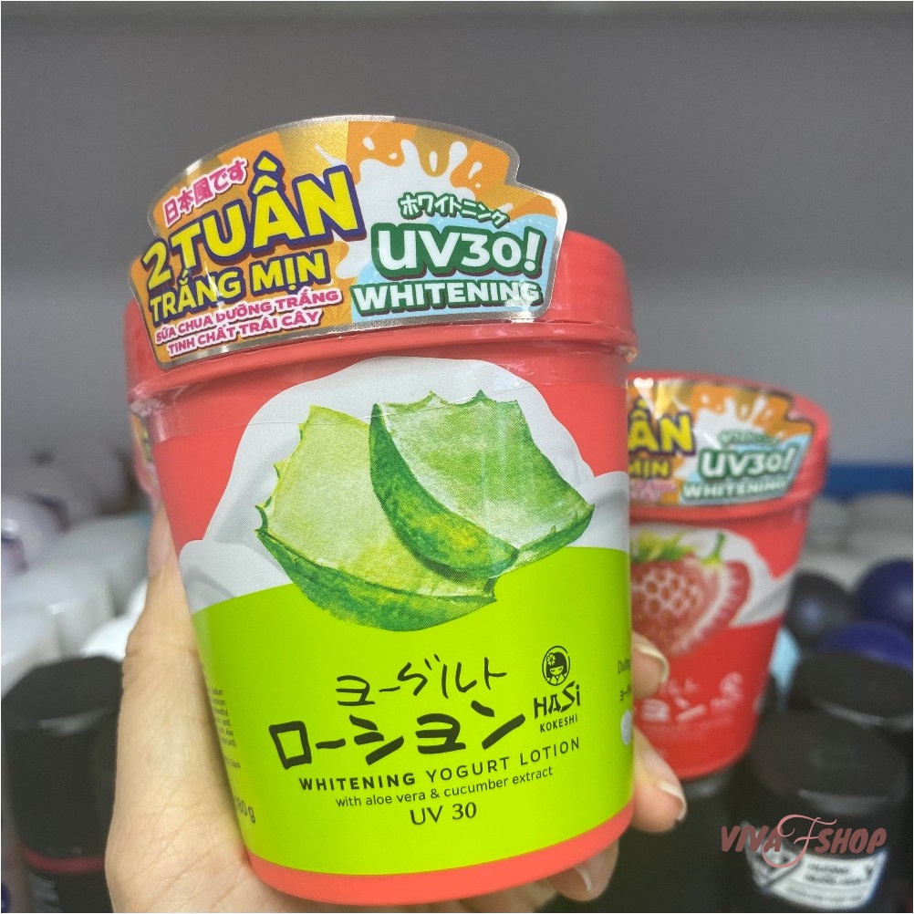 Kem dưỡng body Hasi chiết xuất Trái Cây + Yogurt 180g |Dưởng thể