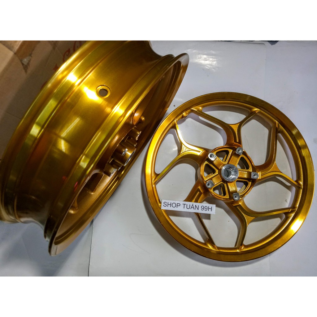 Bánh mâm Asio dành cho xe Exiter 150-155 gắn vỏ zin