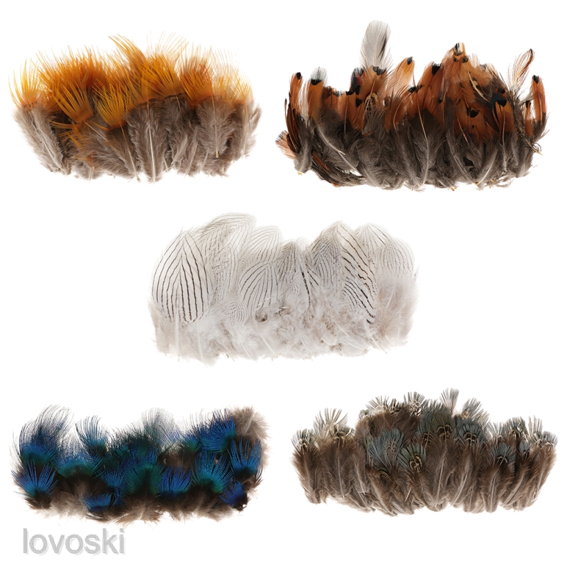 100 Lông Vũ 4-8cm Tự Làm Trang Sức