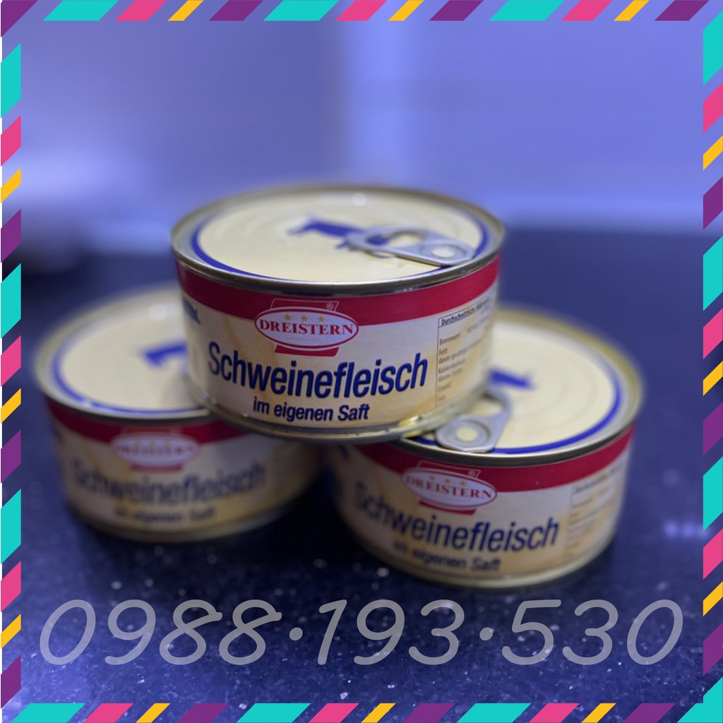 Thịt Heo Đóng Hộp DREISTERN Schmalzfleisch 300g của Đức