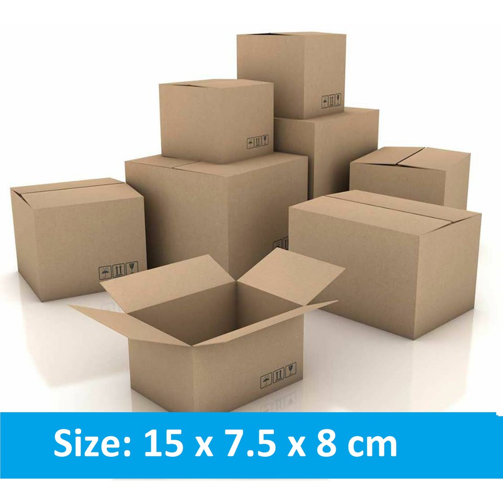 Combo 50 thùng hộp carton size 15x7.5x8cm