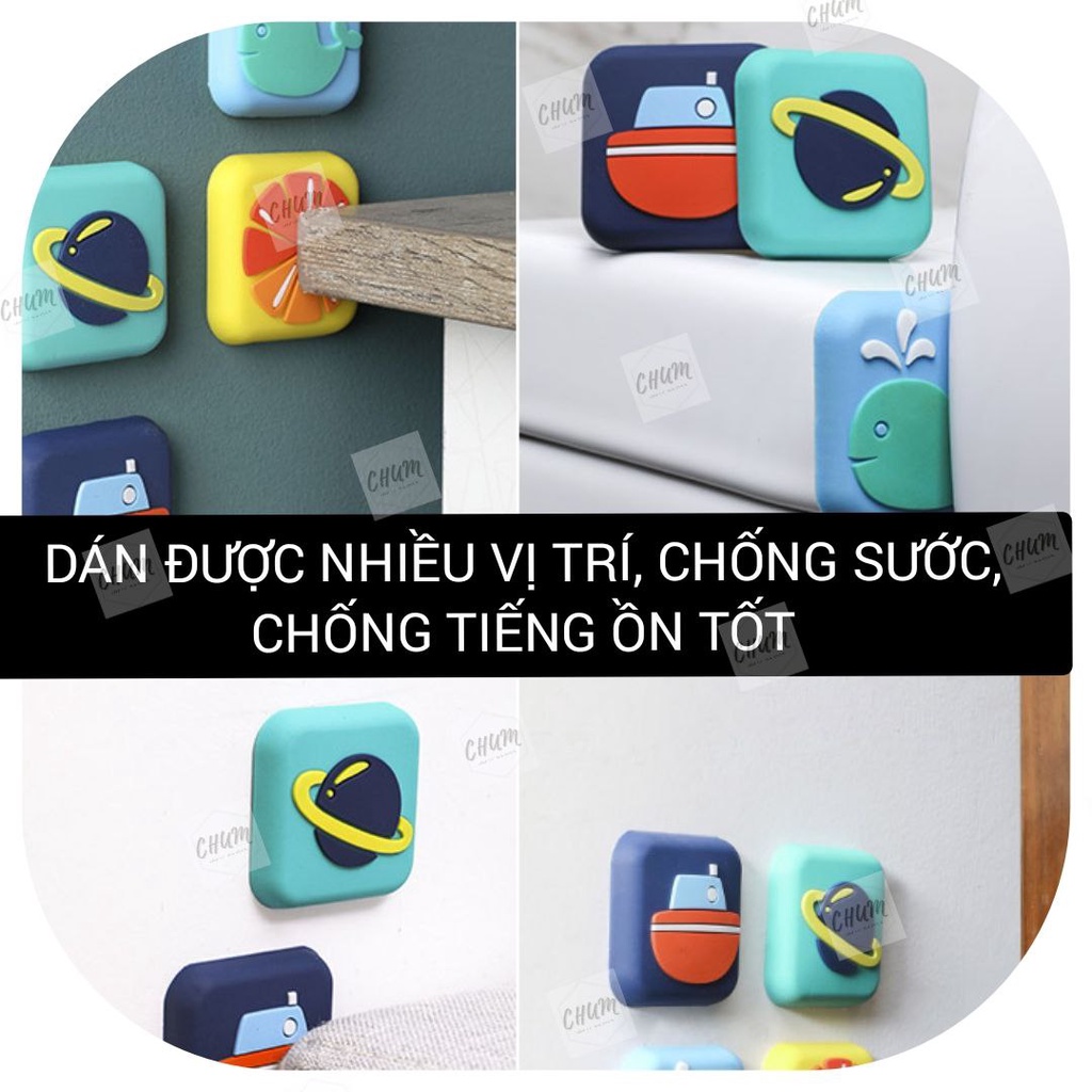 Mút dán chống cửa va đập hình thú cực kute