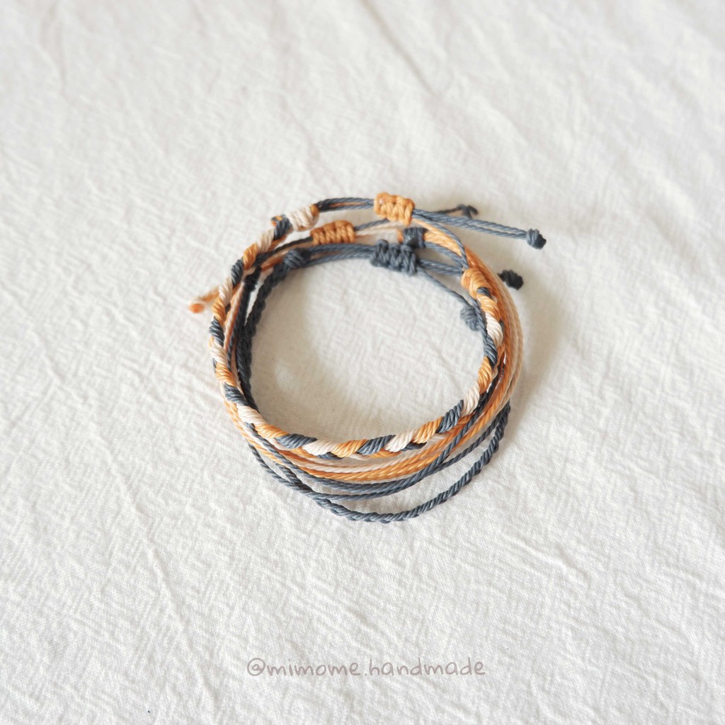 Set vòng waterproof xám vàng kem