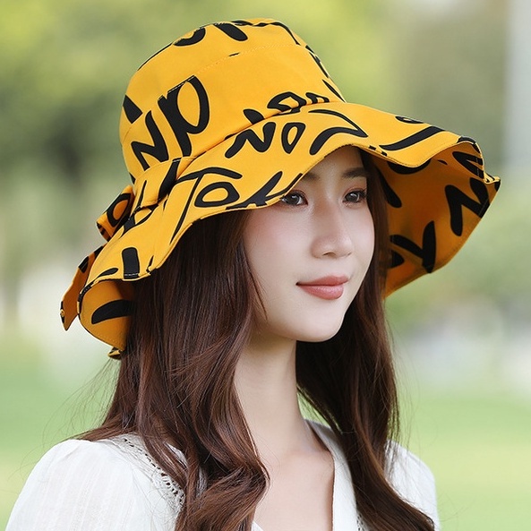 Nón Tai Bèo Chống Nắng Gấp Gọn Thời Trang Mùa Hè Cho Nữ
