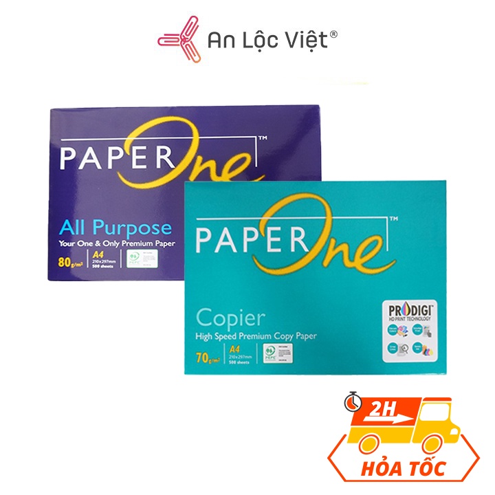 Giấy A4 PaperOne 70 gsm - 80gsm 500 tờ (1 ream)