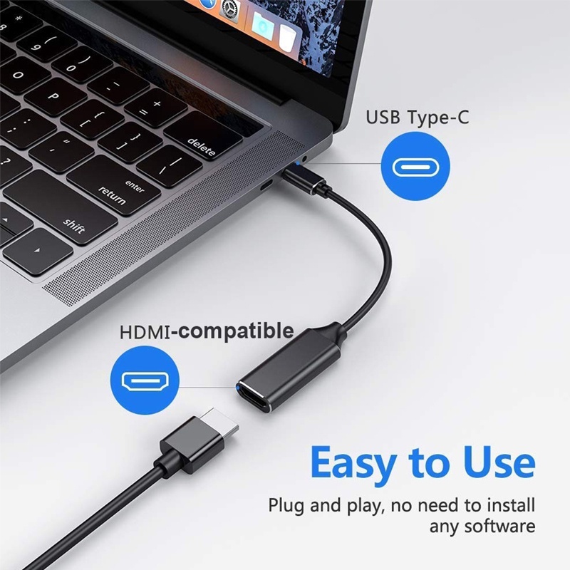 Adapter Chuyển Đổi USB 3.1  Sang HDMI 4K Cho PC/Điện Thoại/Máy Tính