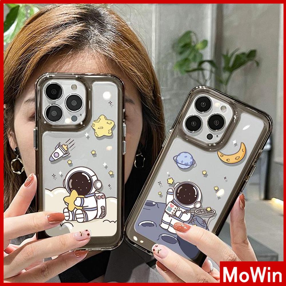 Ốp điện thoại acrylic HD in phi hành gia thích hợp cho iPhone 14 Pro Max 13 Pro Max 12 Pro Max 11 Pro Max xr xs max