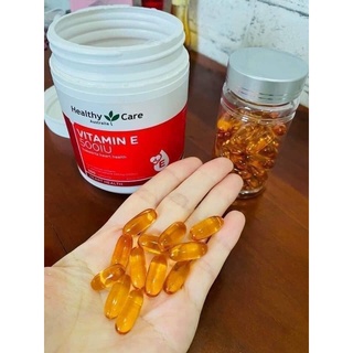 Vitamin e 500ui healthycare của úc, bổ sung vitamin e, lọ 200 viên