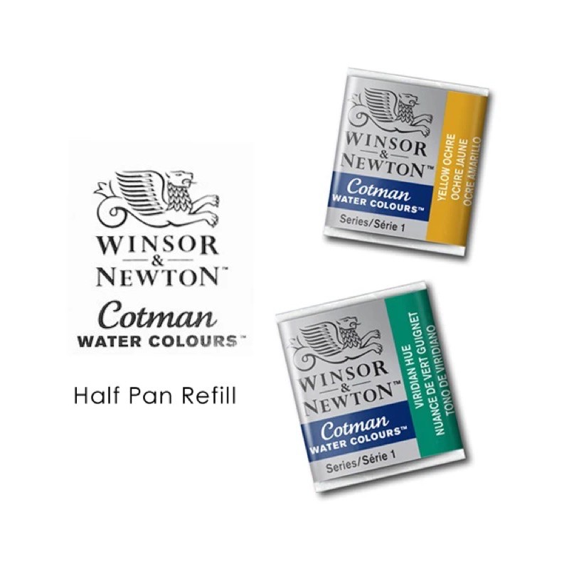 [phần 2] Thỏi màu nước WINSOR &amp; NEWTON dạng nén half pan